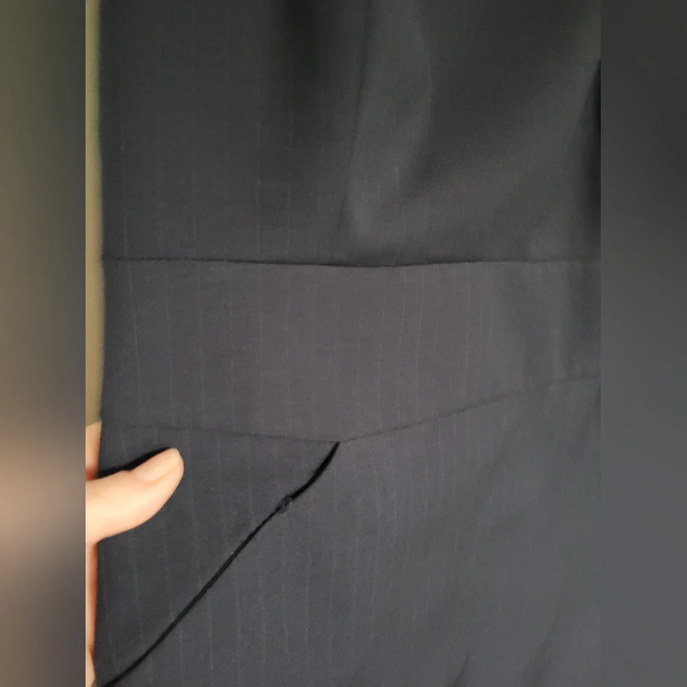 JCrew Sz 6 Navy Sheath Dress - Picture 7 of 8